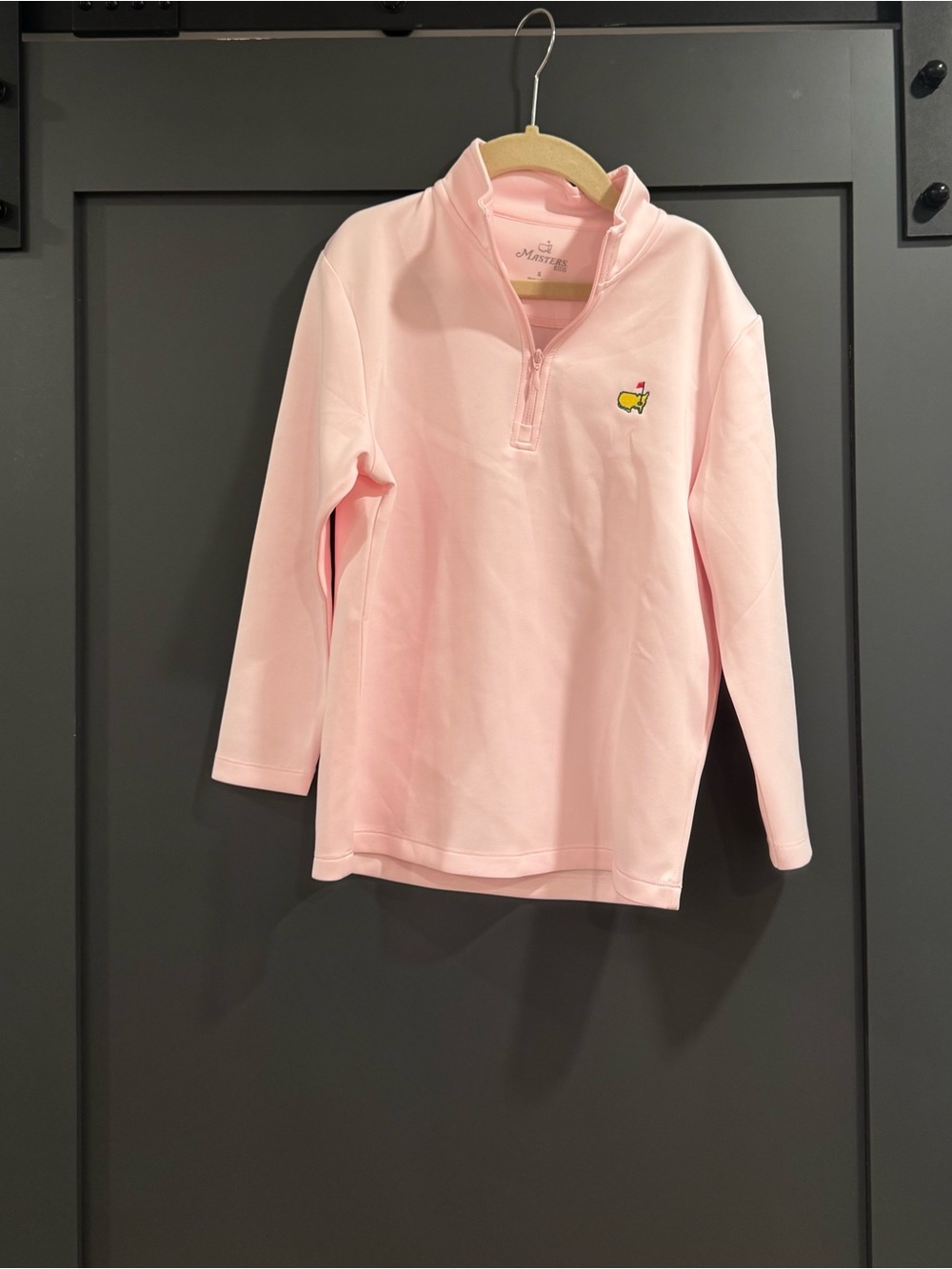 Masters Light Pink Quarter-Zip Pullover Top